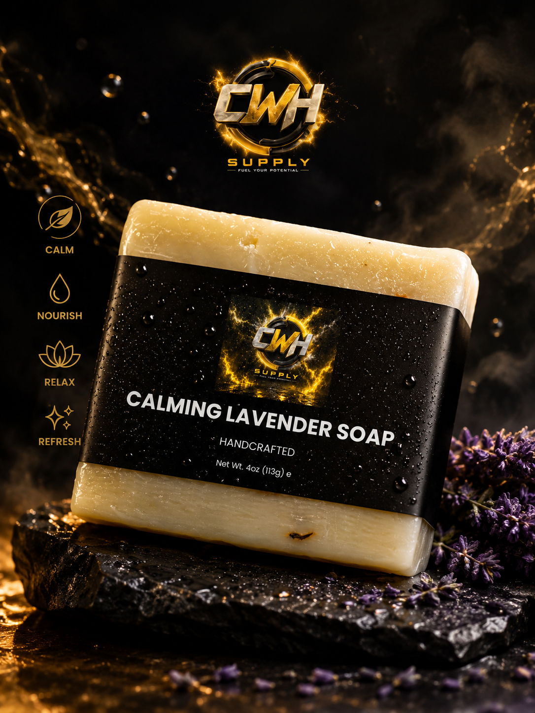 CWH Supply - Calming Lavender Soap