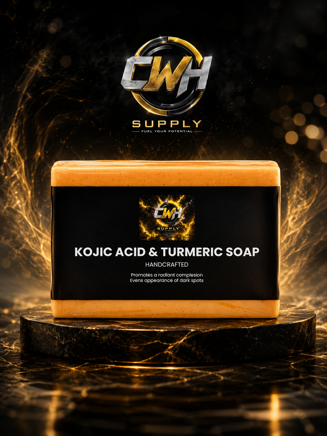CWH Supply - Kojic Acid & Turmeric Soap
