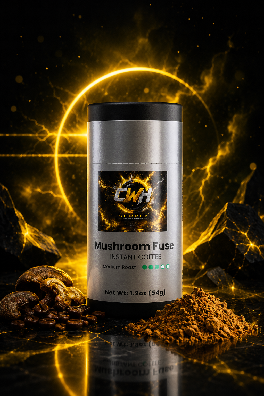 CWH Supply - Mushroom Fuse Instant Coffee (Medium Roast)
