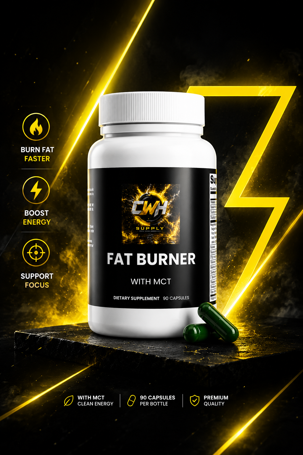 CWH Supply - Fat Burner with MCT